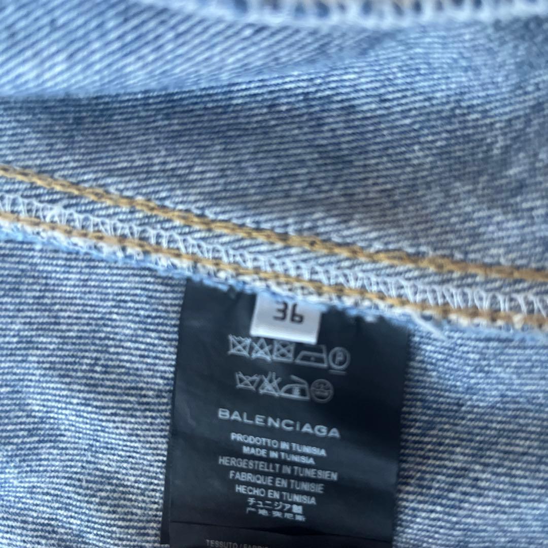 【値下げ不可】BALENCIAGAデニムジャケット　36