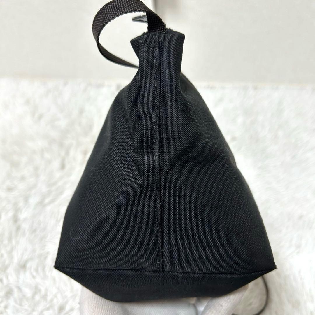 【美品✨舟形/ユニセックス】エルベシャプリエ　ショルダーバッグ　ブラック　人気