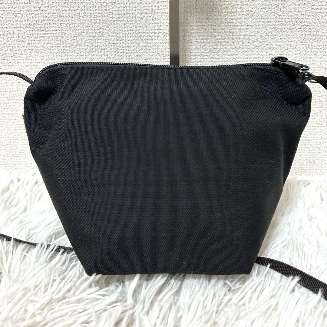 【美品✨舟形/ユニセックス】エルベシャプリエ　ショルダーバッグ　ブラック　人気