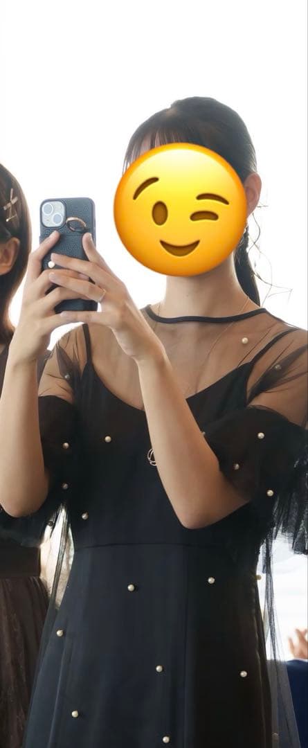 【Leja パールワンピース オケージョンドレス】S