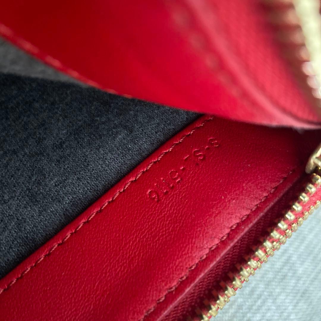 CELINE セリーヌ　ショルダーバッグ　トートバッグ　トリオ　赤　レザー