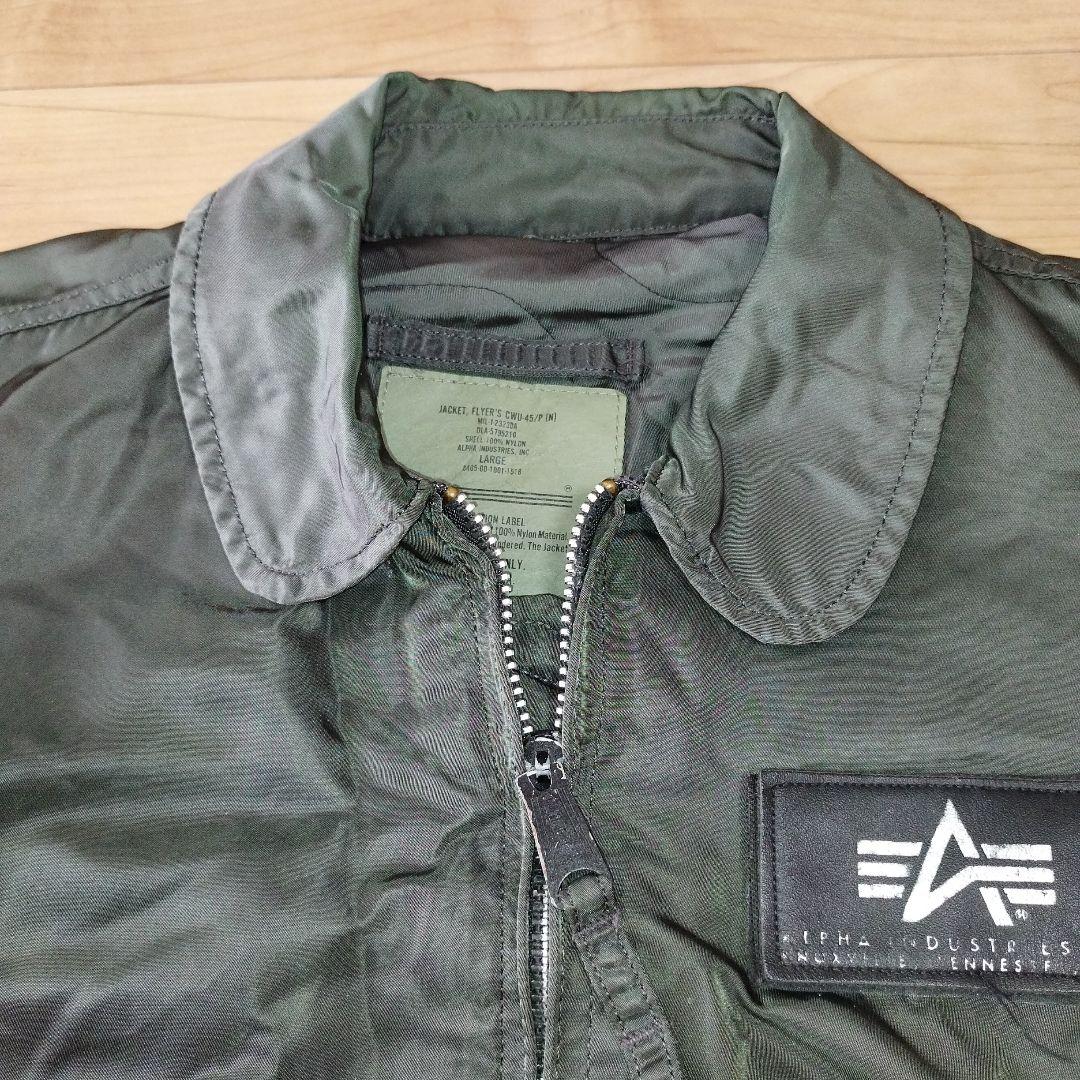 【22】90s USA製 alpha CWU-45P フライトジャケット L