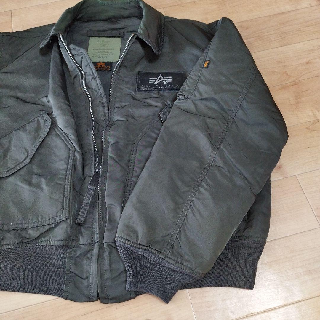 【22】90s USA製 alpha CWU-45P フライトジャケット L