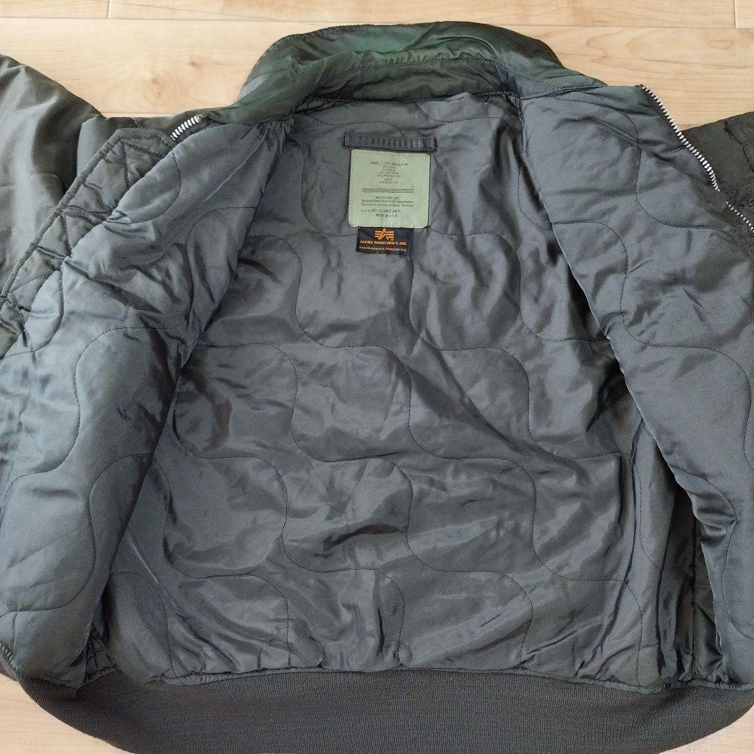 【22】90s USA製 alpha CWU-45P フライトジャケット L
