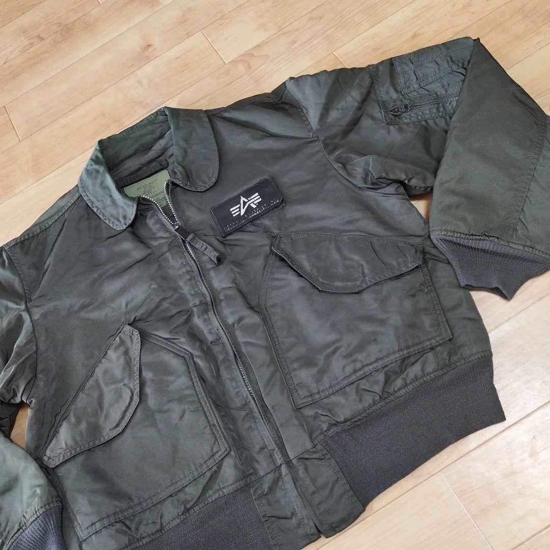 【22】90s USA製 alpha CWU-45P フライトジャケット L