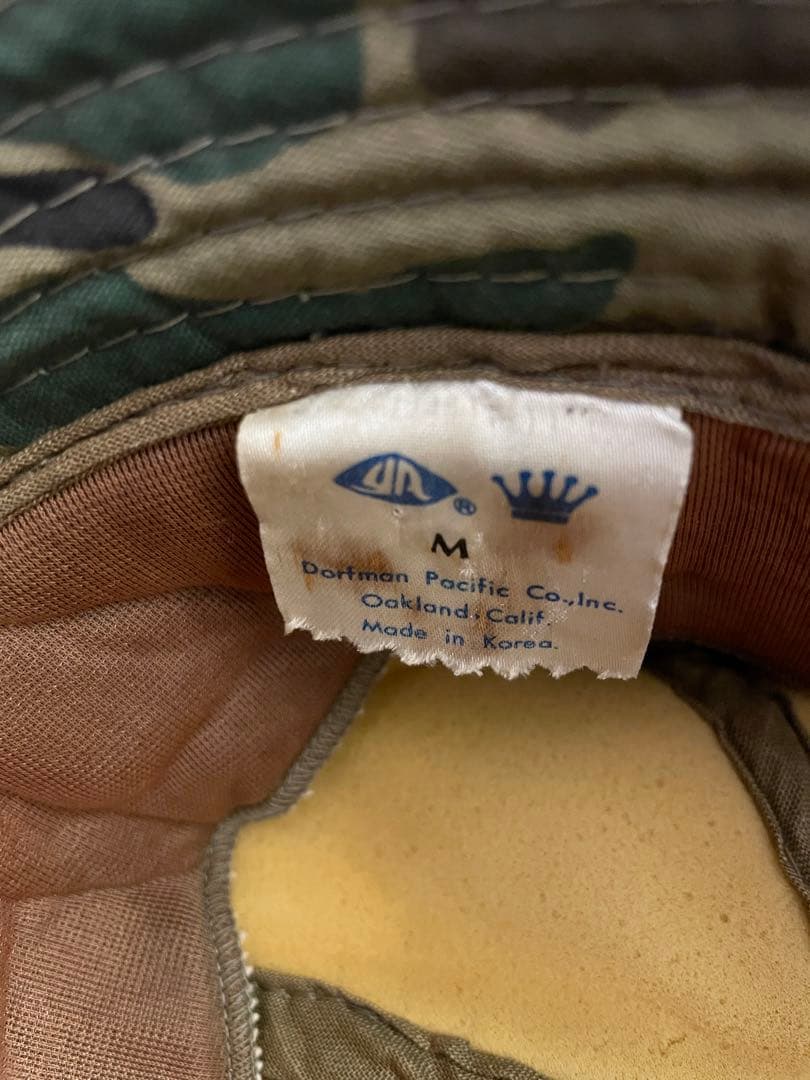 70〜80s Dorfman Pacific社製 フロッグスキン カモ柄 ハット