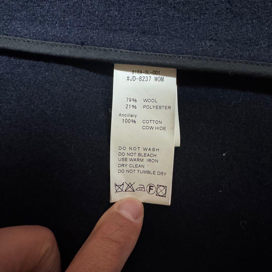 DANTON/ダントン　丸襟ウールモッサジャケット JD-8237 WOM 42