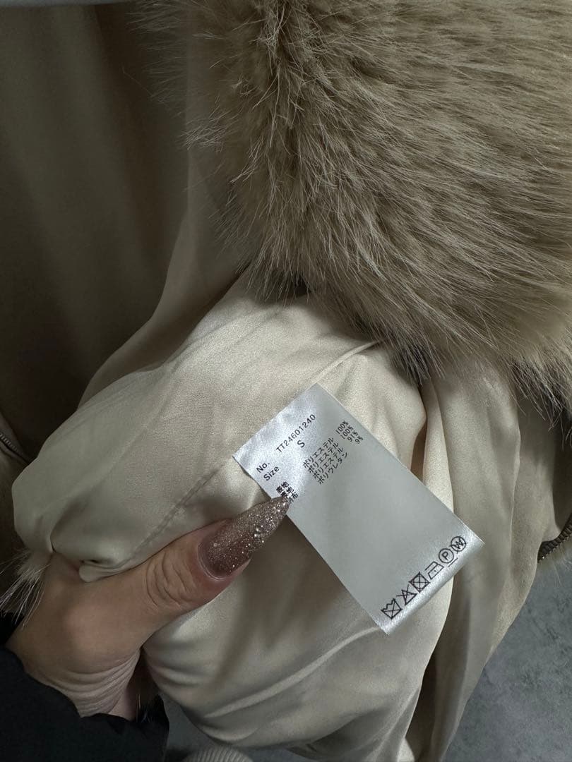 即発送/美品THETOE SOMERSET FUR COAT S