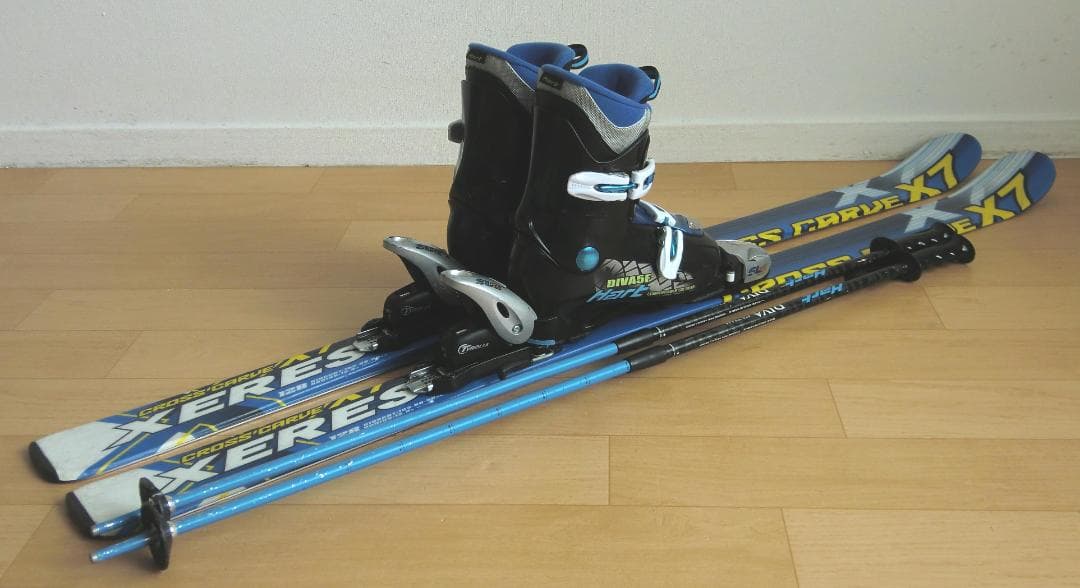 ■■12月・1月限定■送料無料■XERES■子供用スキーセット■128/23■■