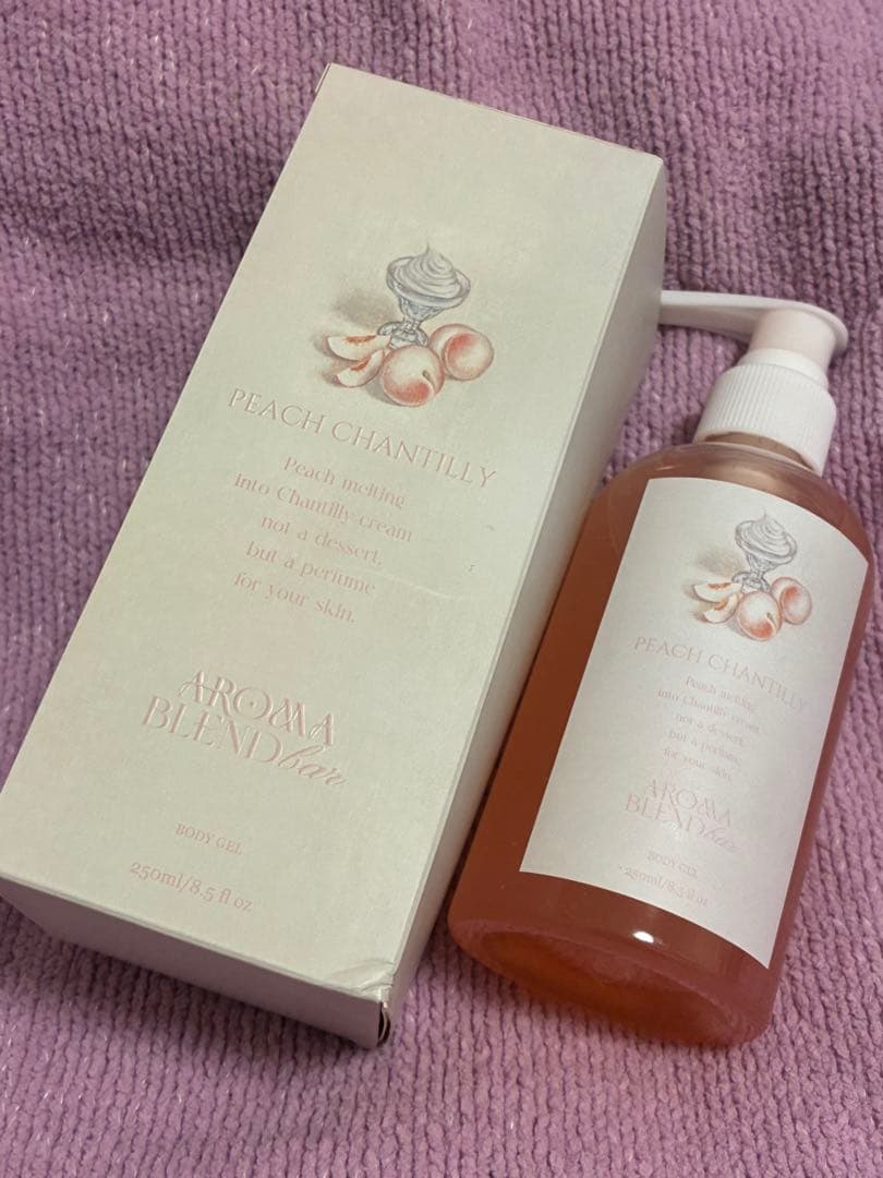 AROMA BLEND Bar PEACH CHANTILLY香水＆ボディジェル