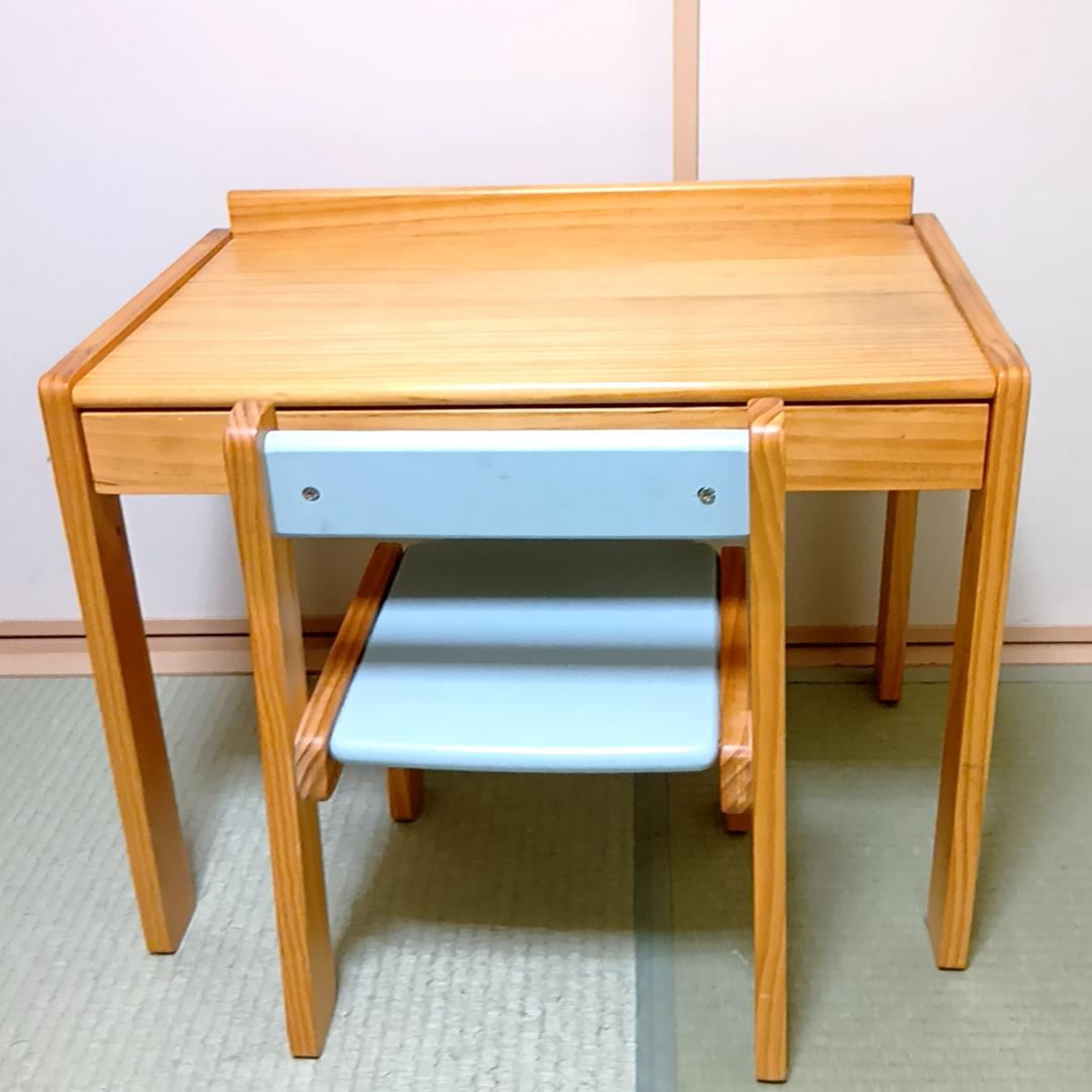 NITORI　オリーブ　キッズデスク & チェア