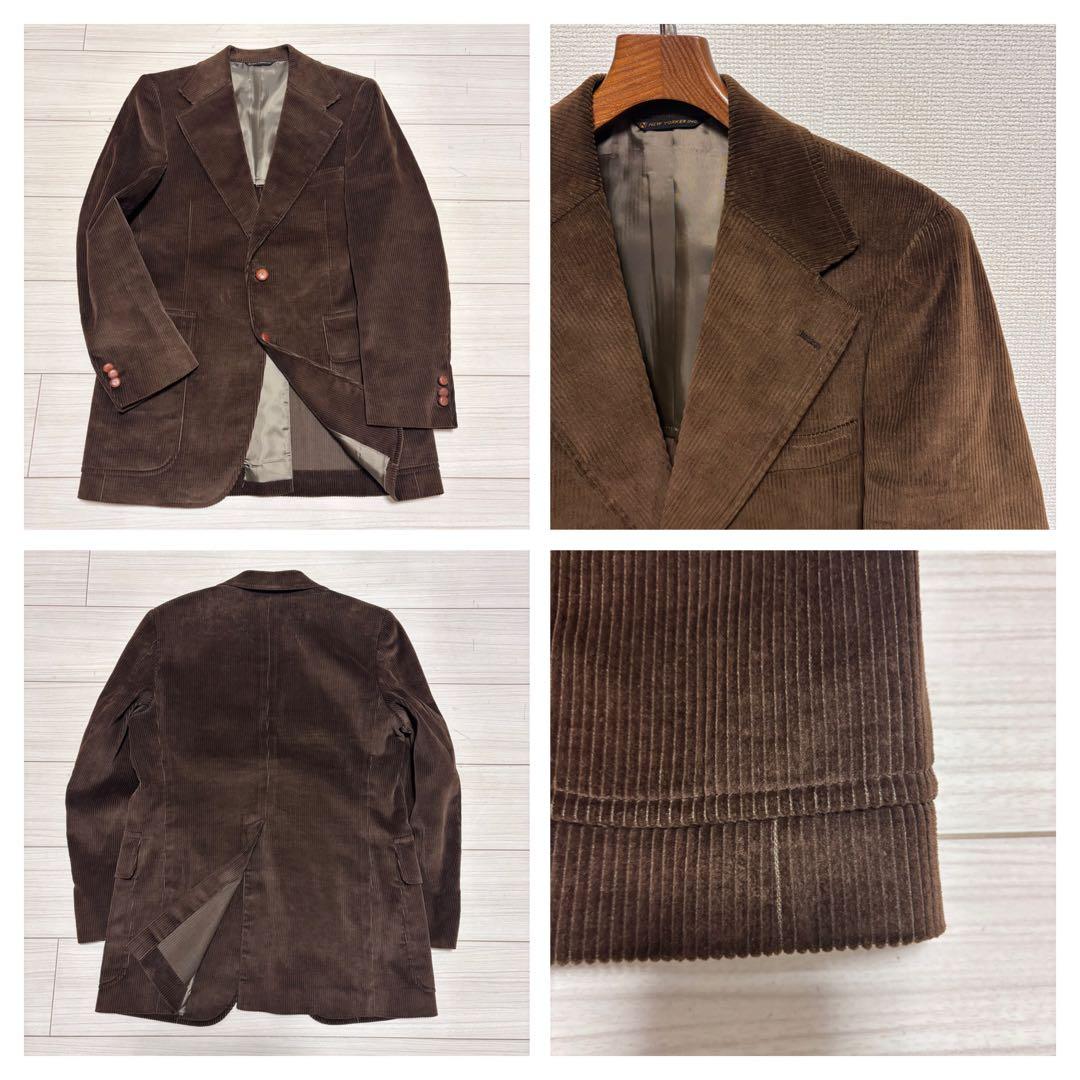 80s ニューヨーカー galaxy セットアップ スーツ コーデュロイ A6