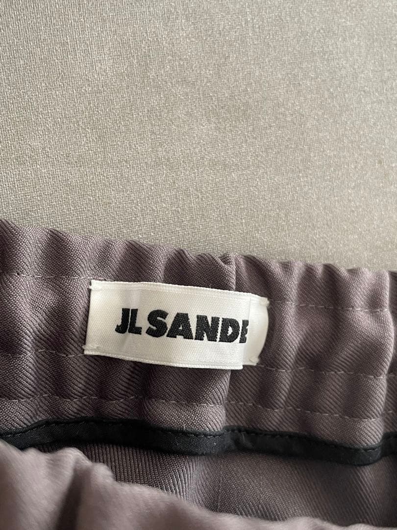 JIL SANDER ポリエステル テーパード スラックス グレー 54