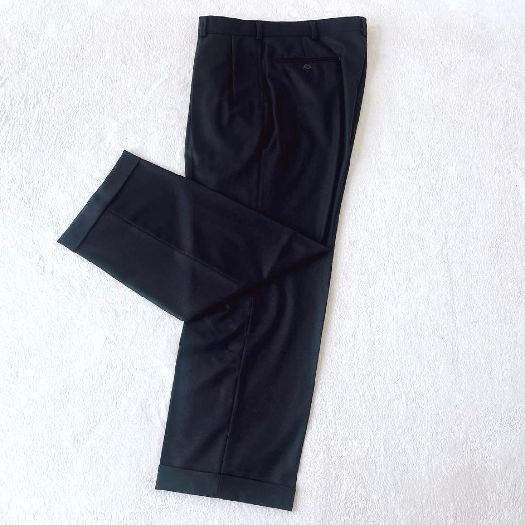 極美品 JPRESS セットアップ 大きいサイズ ネイビー XL相当 ウール