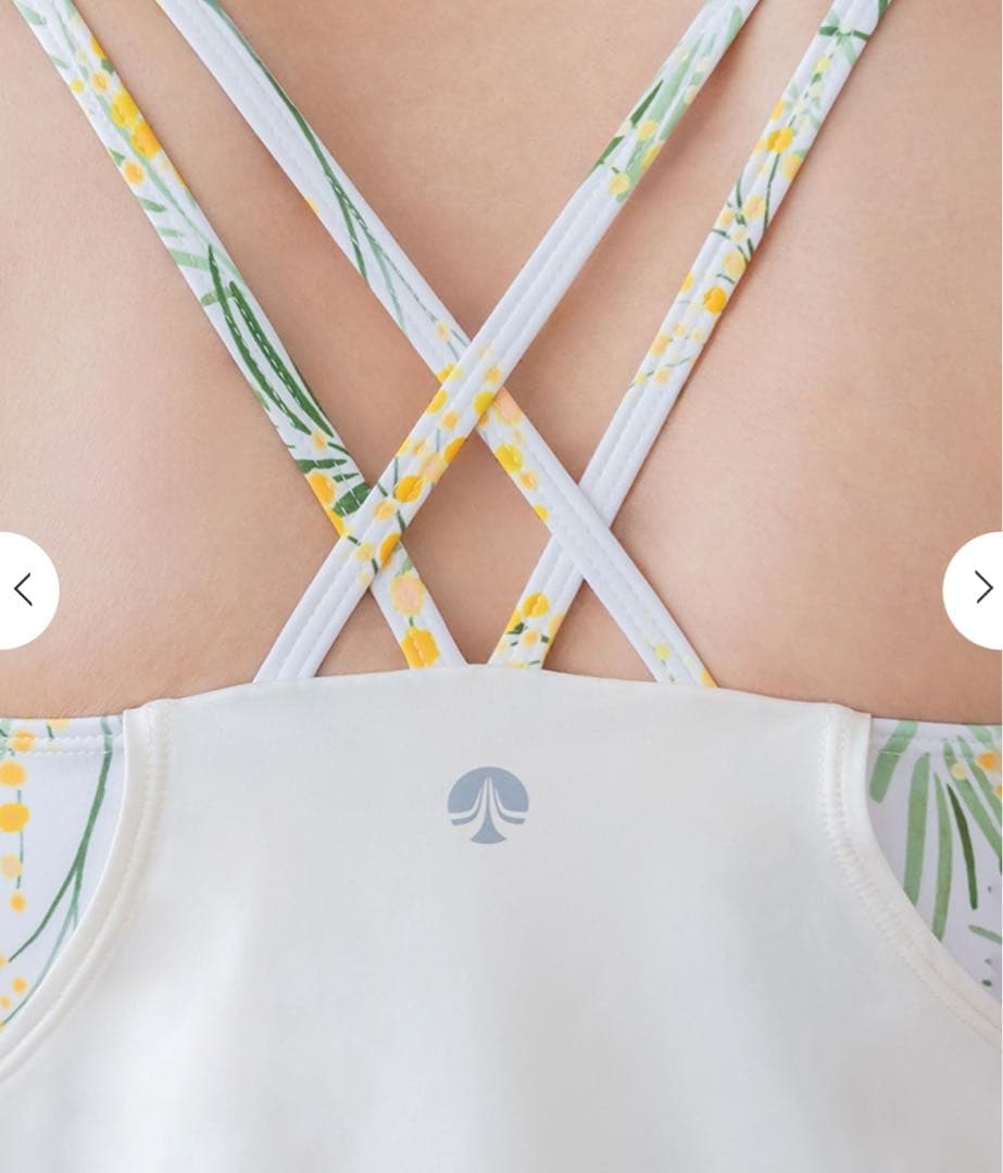 最終値下げ新品未使用sukara スカーラフラワーカバーキャミソールミモザＬ