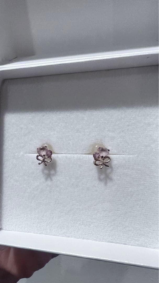 サマンサティアラ Samantha Tiara 18金 リボン ピアス