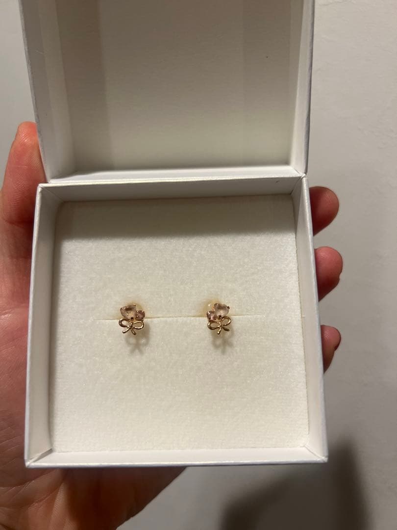 サマンサティアラ Samantha Tiara 18金 リボン ピアス