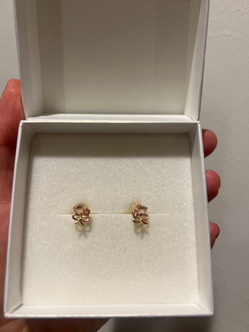 サマンサティアラ Samantha Tiara 18金 リボン ピアス