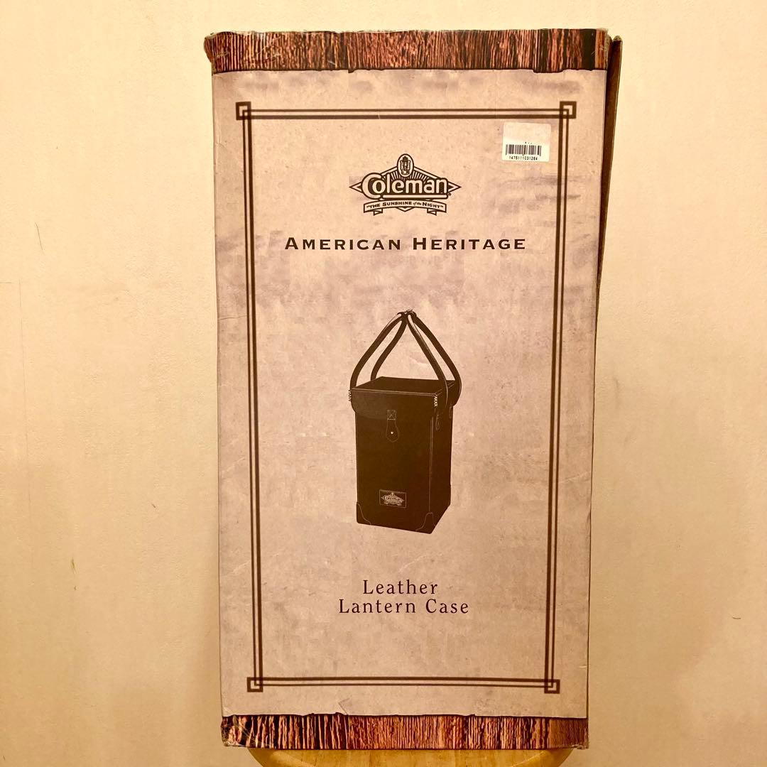 【新品未使用】コールマン アメリカンヘリテイジ レザーランタンケース