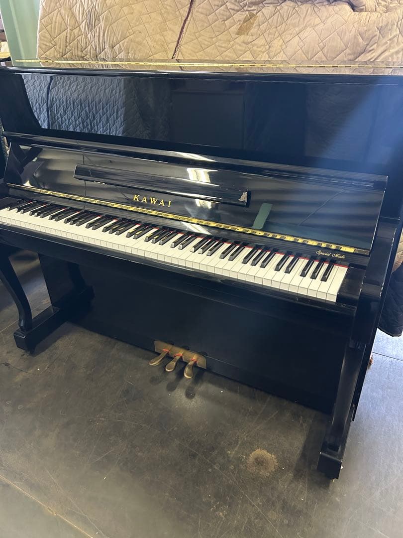 超価格、カワイ、DS5E、新品サイレント取付、Wハンマー、メッキピン、1台限り！