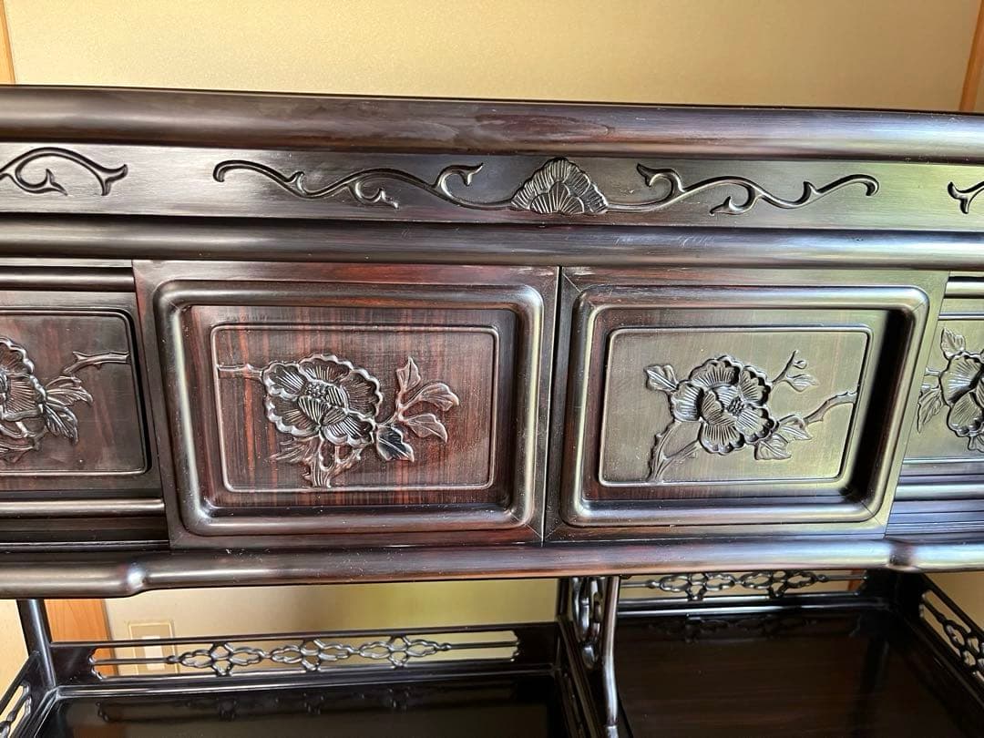 yuki 茶箪笥 飾り棚 茶棚 レトロ アンティーク②