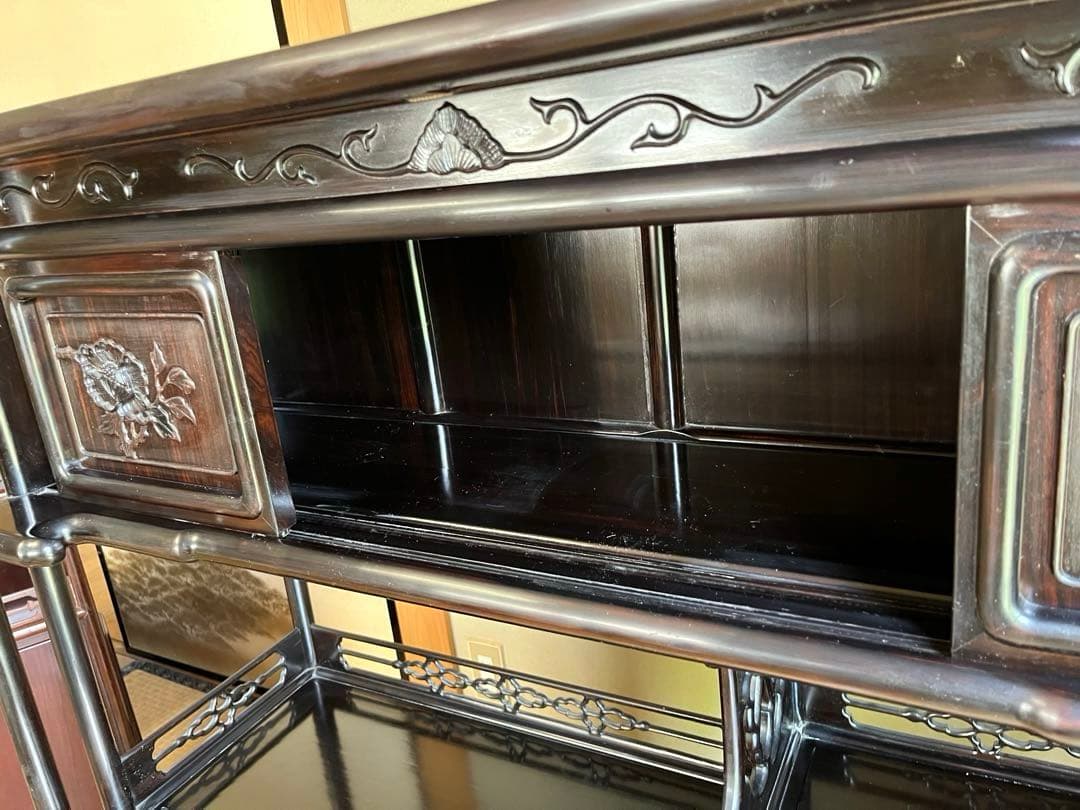 yuki 茶箪笥 飾り棚 茶棚 レトロ アンティーク②