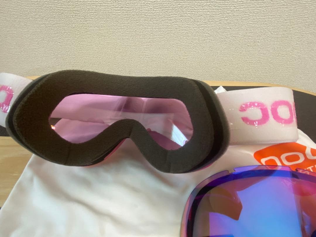 POC Retina Clarity ゴーグル 美品 ストラップ・袋に若干の汚れ