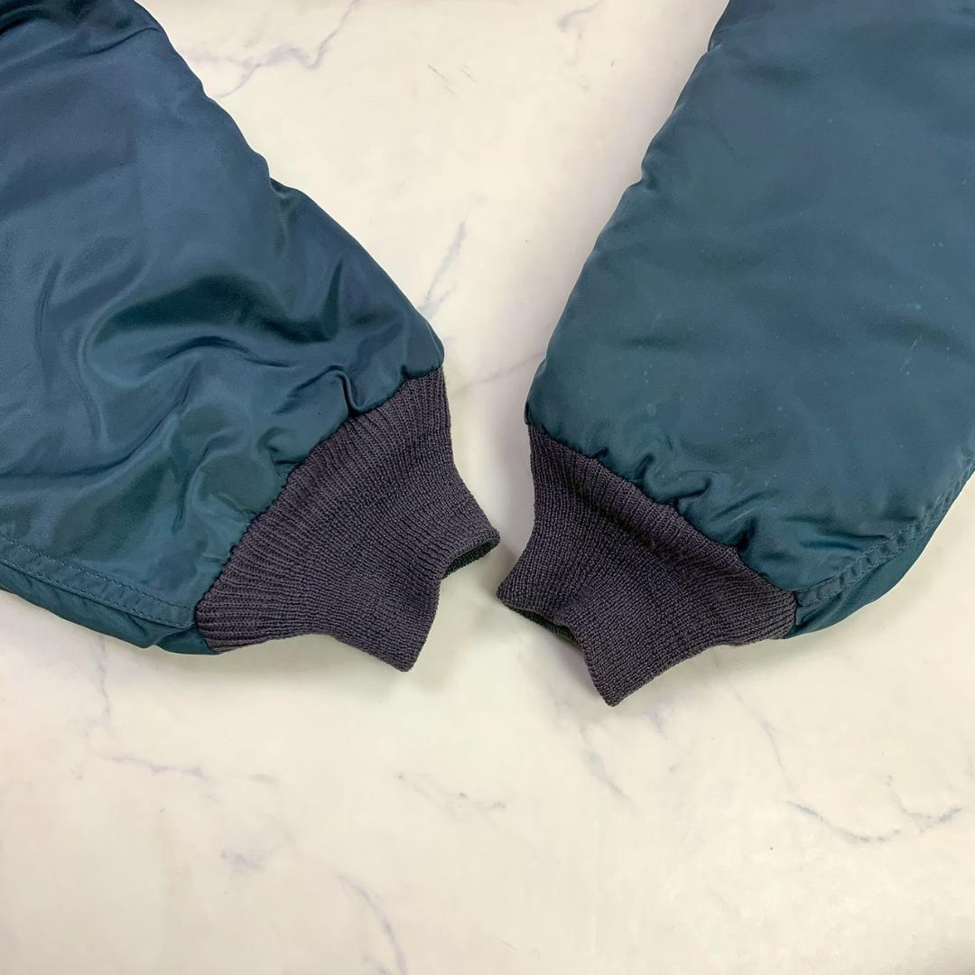 50s復刻★ USA製 ALPHA B-15C ネイビー M　D909