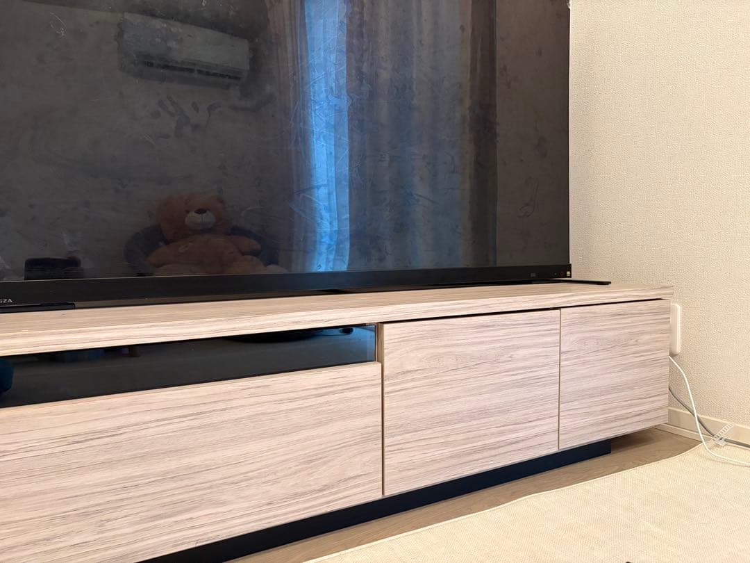 リリー⭐︎　LOWYA テレビボード テレビ台 180cm シャビーホワイト