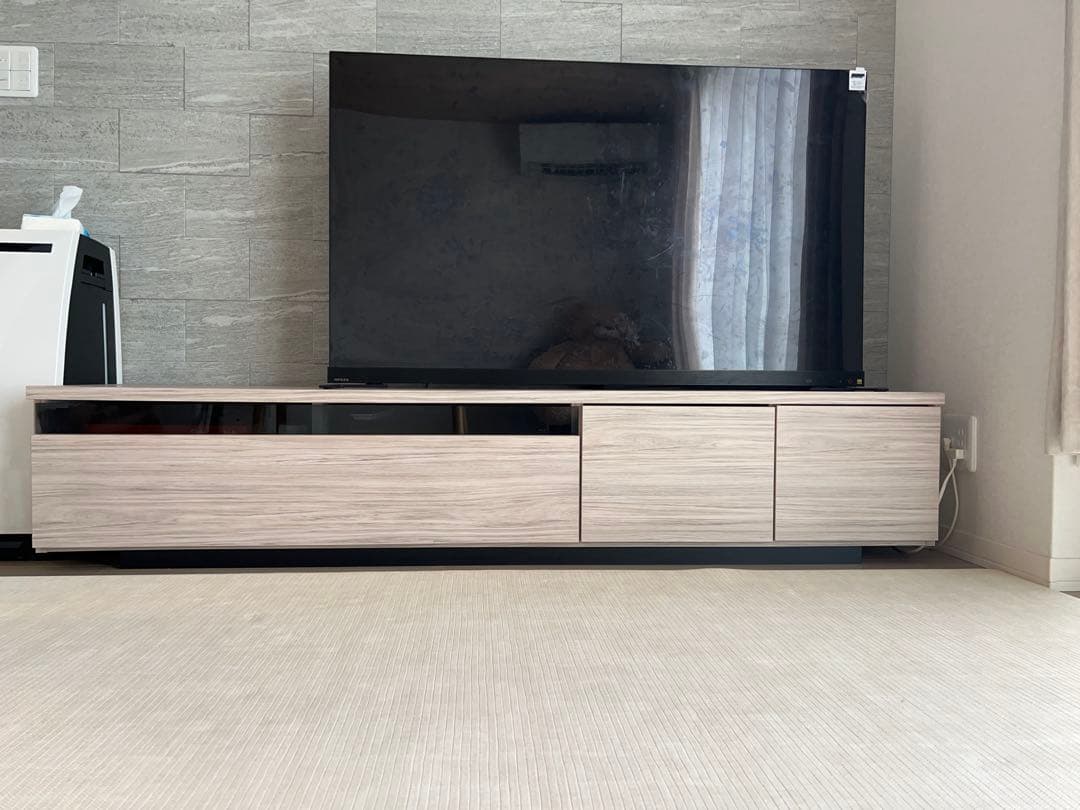 リリー⭐︎　LOWYA テレビボード テレビ台 180cm シャビーホワイト