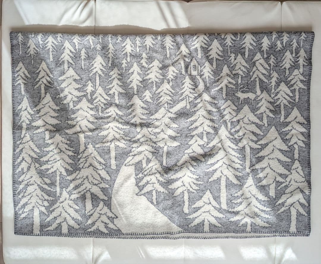 クリッパン　ウール　シングルブランケット　ミナペルホネン　ハウスインザフォレスト