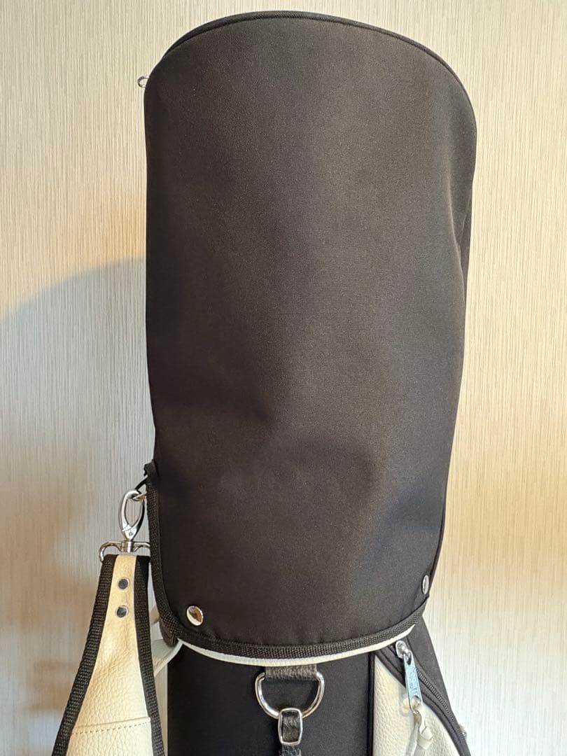 【中古美品】JONES ジョーンズ キャディバッグ ブラック/ホワイト