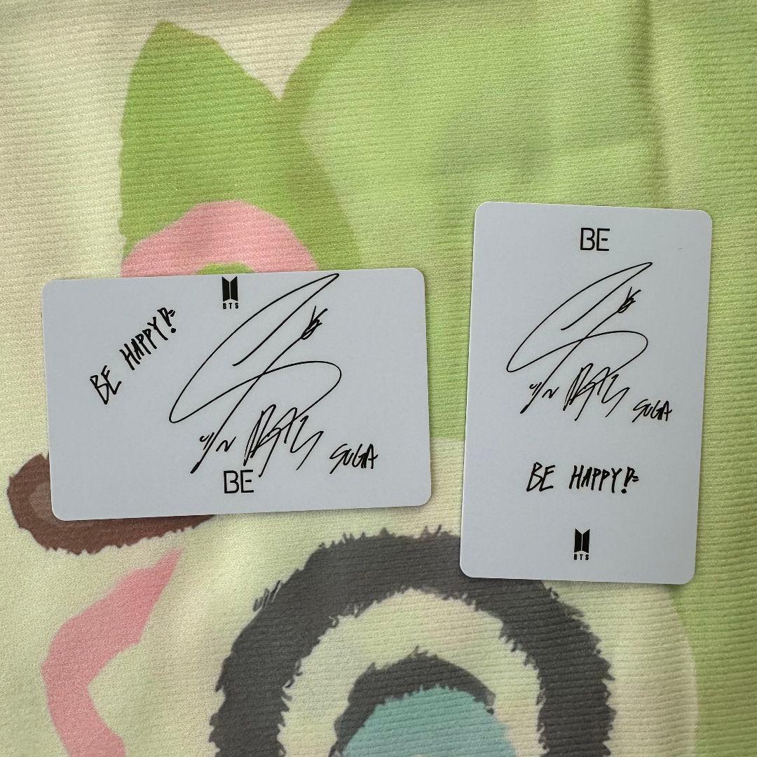 韓国限定 BTS BE Deluxe ラキドロ 未公開 ユンギ トレカ 2枚