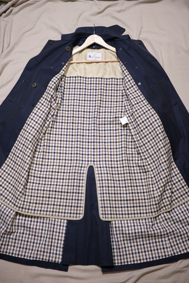 ジャケット・アウター Aquascutum Trench Coat Dark Navy