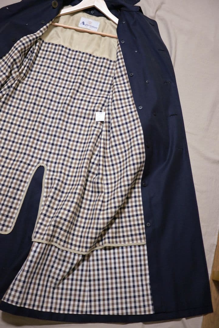 ジャケット・アウター Aquascutum Trench Coat Dark Navy