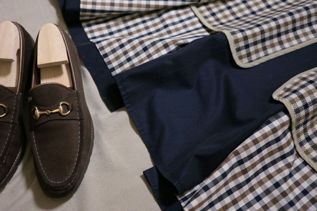 ジャケット・アウター Aquascutum Trench Coat Dark Navy