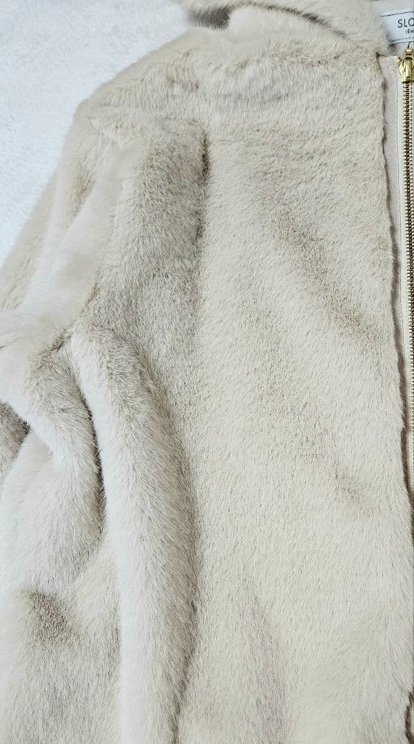 ・スローブイエナ　フーディECOファー【手洗い可能】