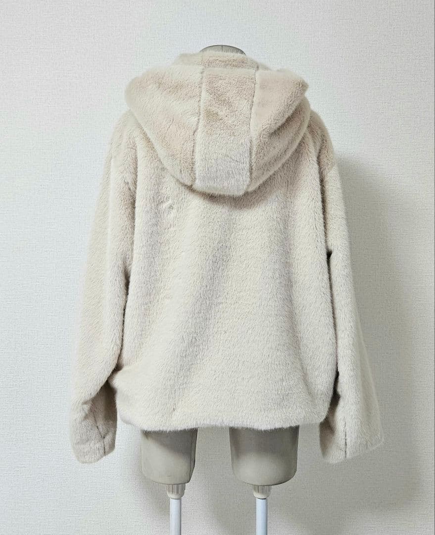 ・スローブイエナ　フーディECOファー【手洗い可能】