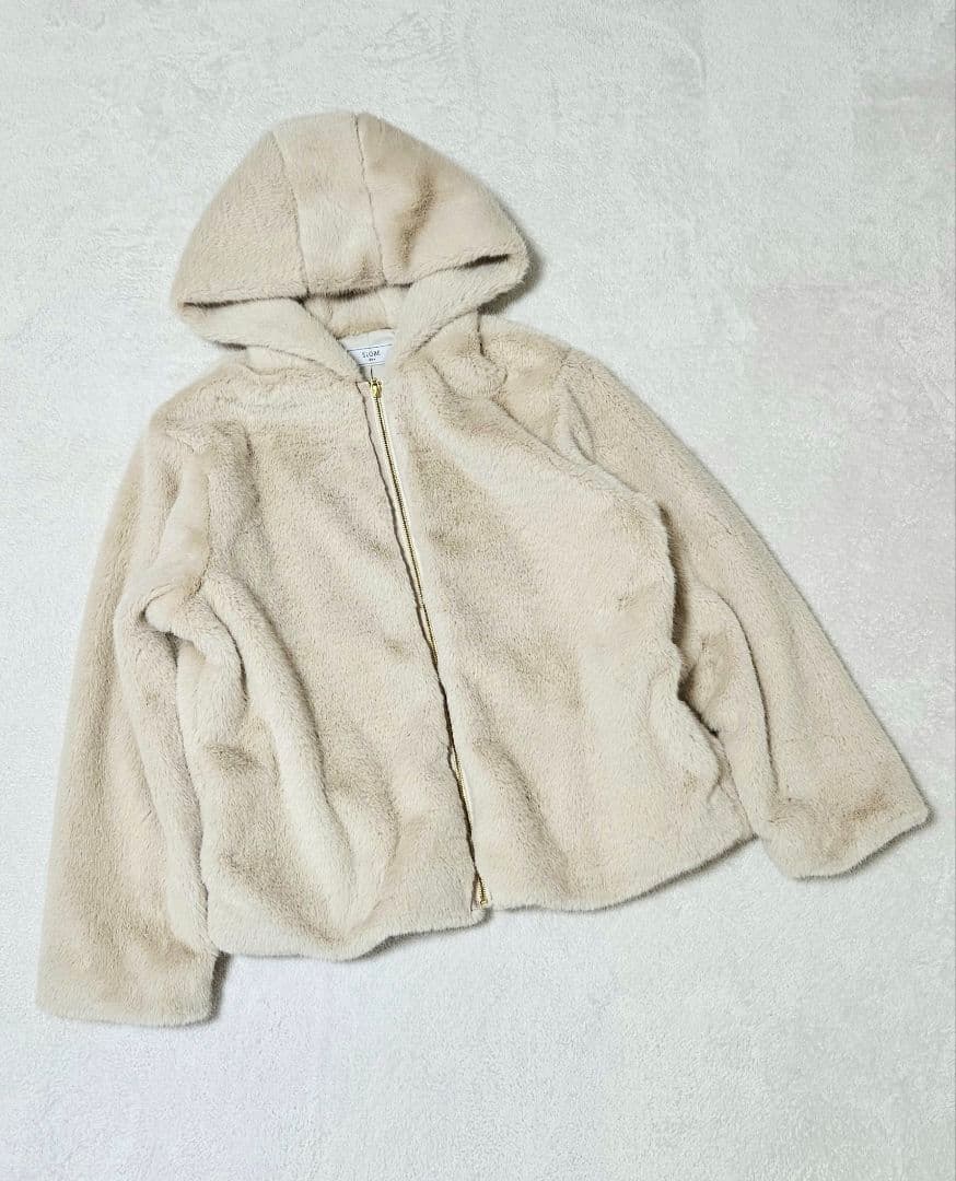 ・スローブイエナ　フーディECOファー【手洗い可能】