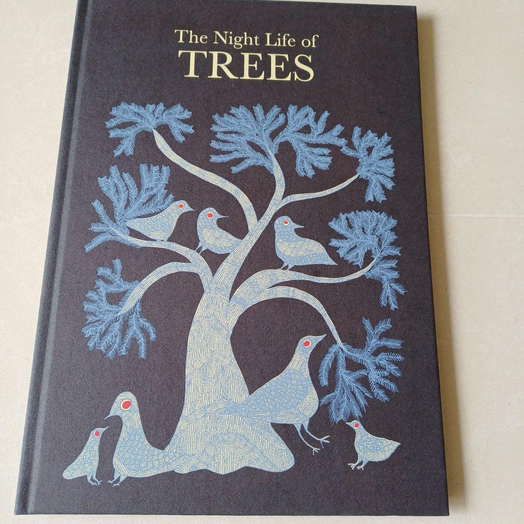 タラブックス　ハンドメイド　夜の木　英語版　TREES　新品　絵本　インド　版画