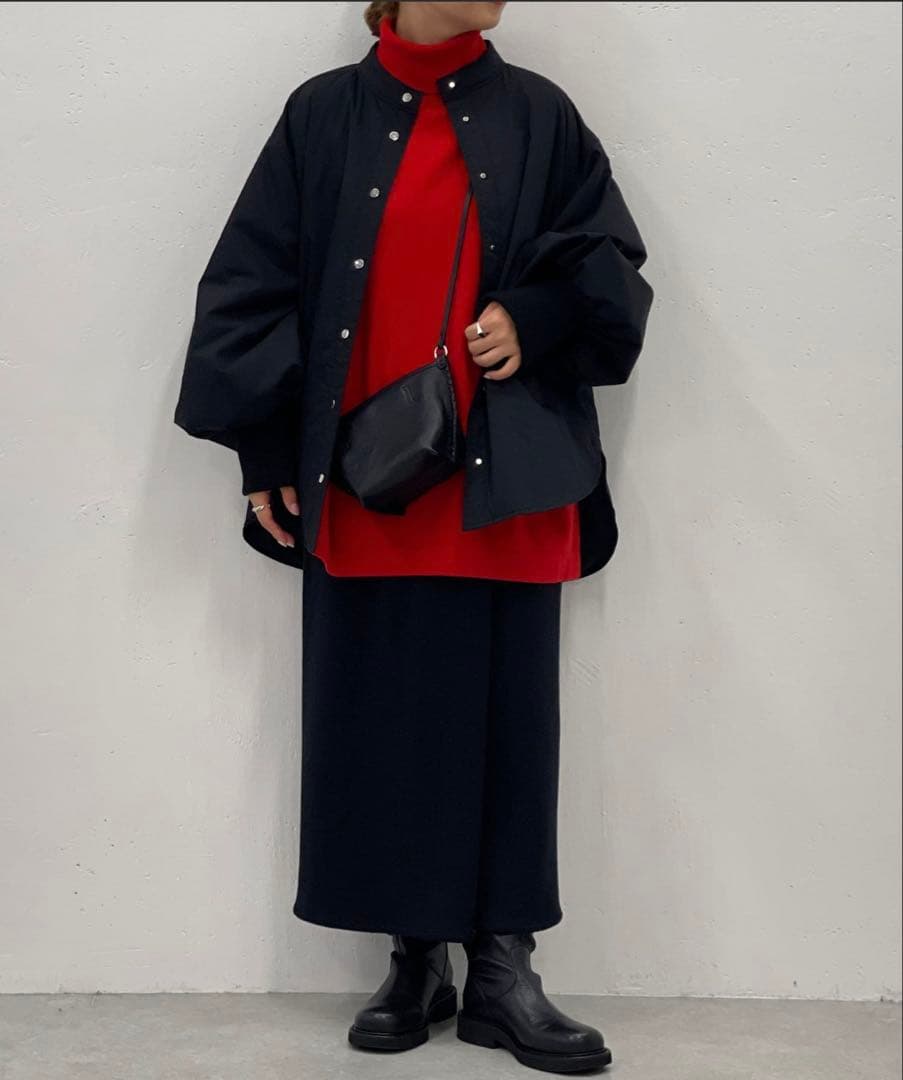 BEARDSLEY ビアズリー　キルティング袖ボリュームショートコート