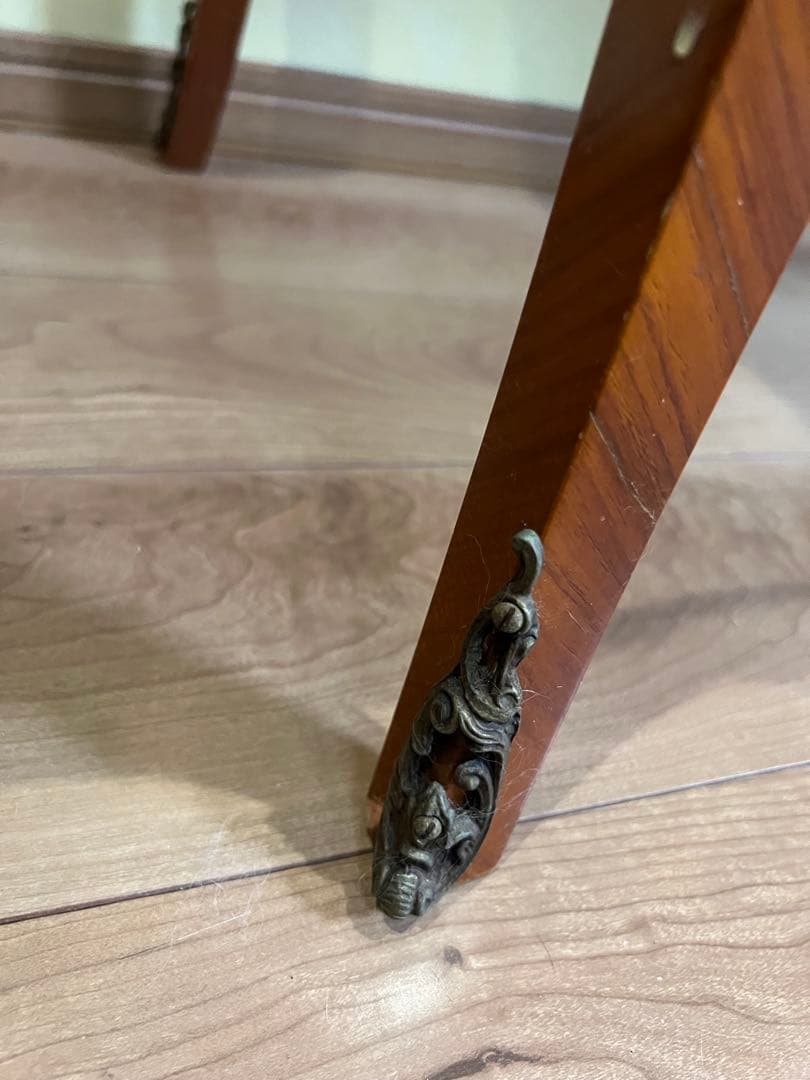 木製 テーブル　引き出しあり