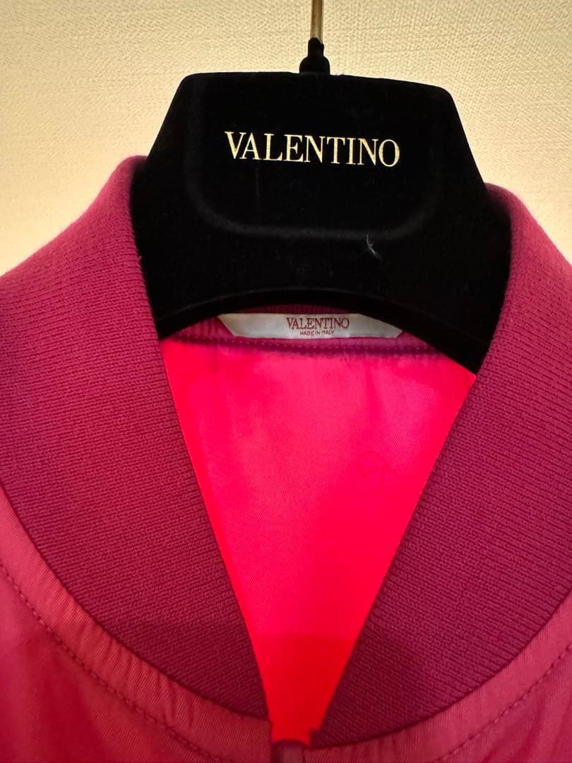 m*e様 35万 VALENTINO ヴァレンティノ MA-1 ブルゾン ボンバ