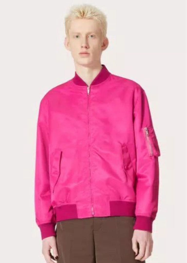 m*e様 35万 VALENTINO ヴァレンティノ MA-1 ブルゾン ボンバ