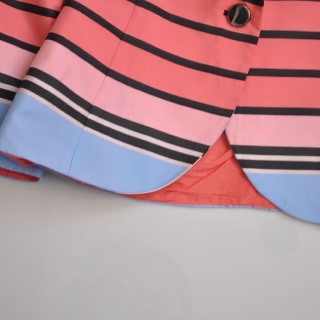 未使用 定価8.8万 エンポリオアルマーニ ♡ マルチボーダージャケット