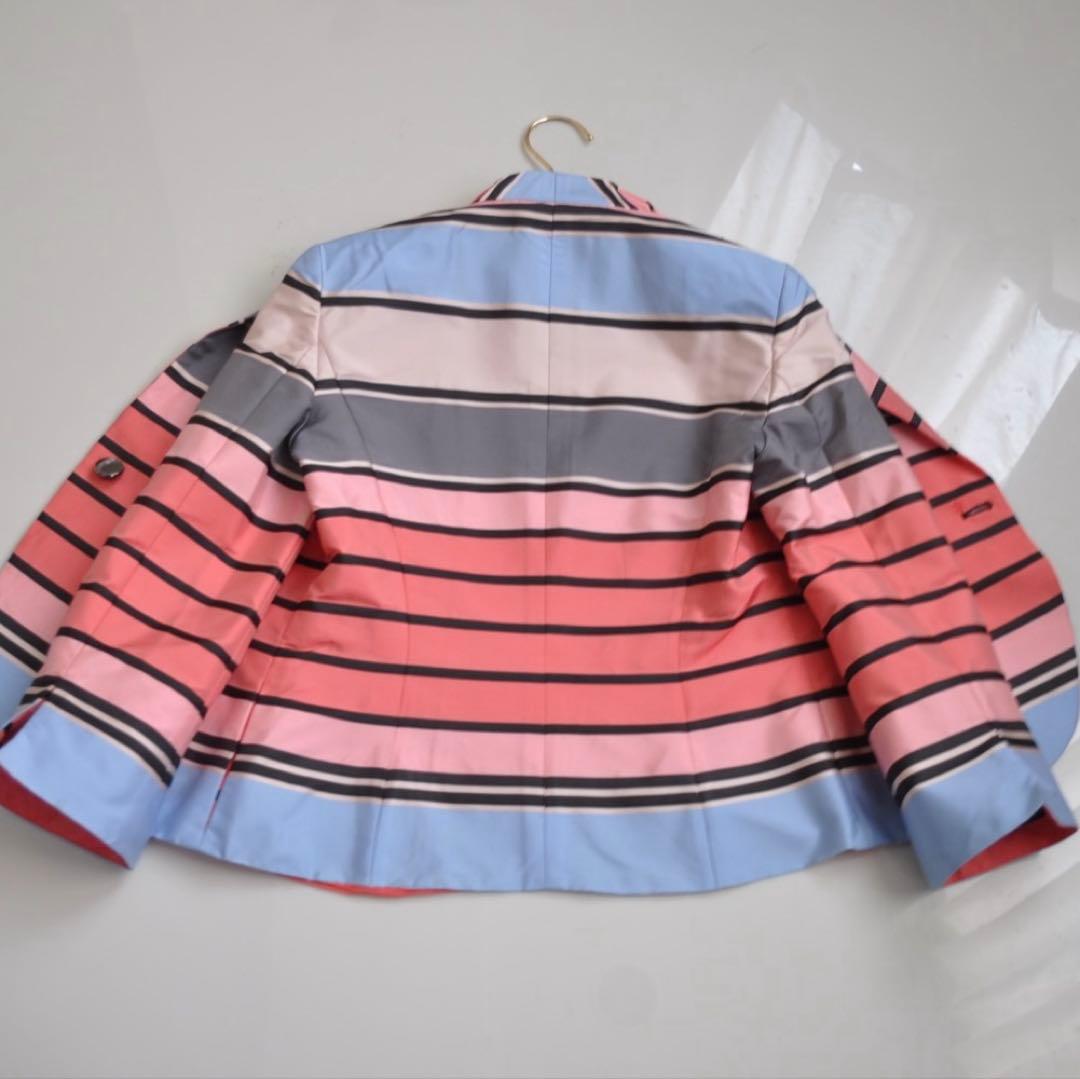 未使用 定価8.8万 エンポリオアルマーニ ♡ マルチボーダージャケット