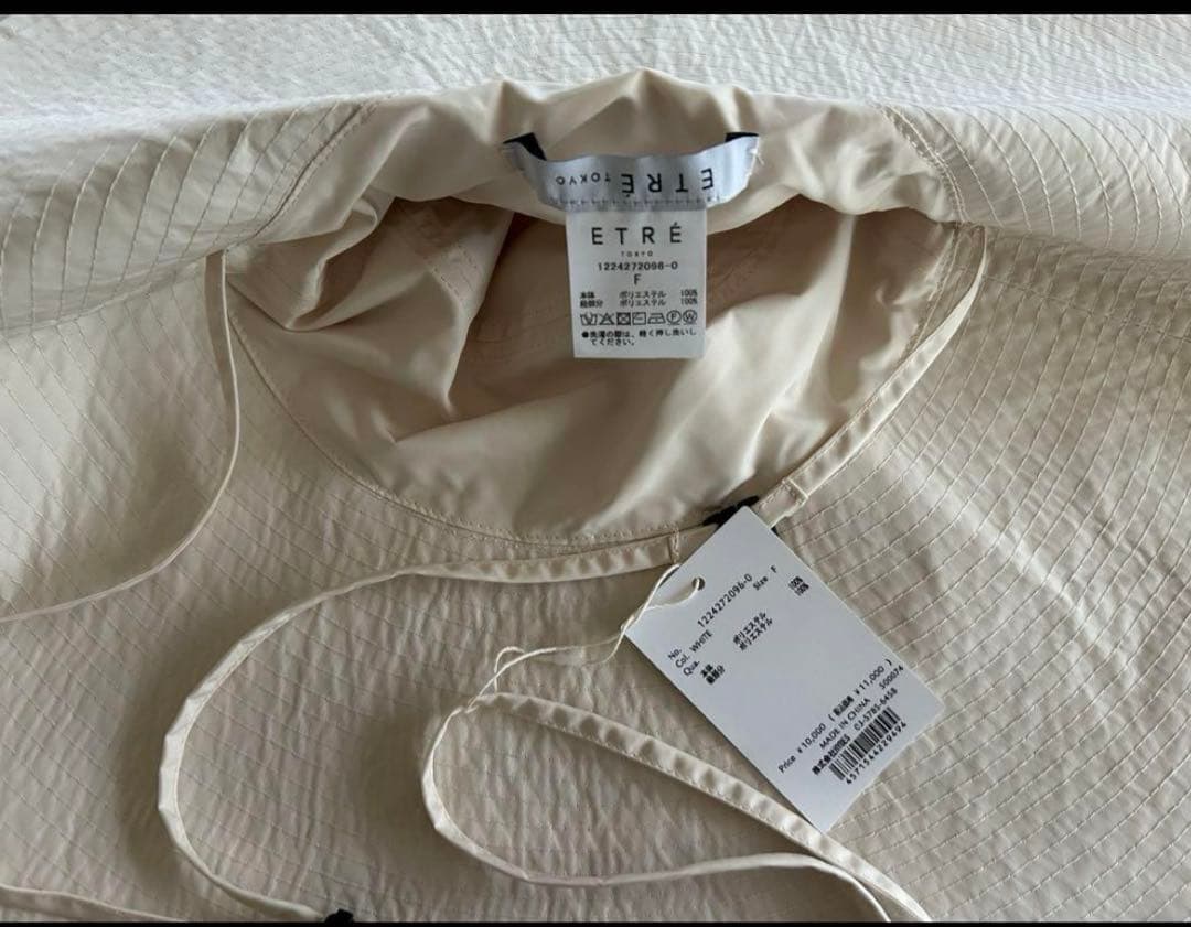 エトレトウキョウ　ウォーターリペレントワイドブリムハット