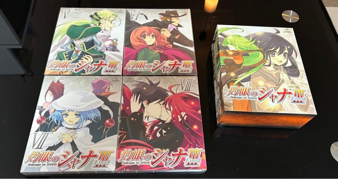 灼眼のシャナ　Ⅰ+Ⅱ+Ⅲ 全巻セット　DVD (Ⅲの4〜8巻のみBlu-ray)