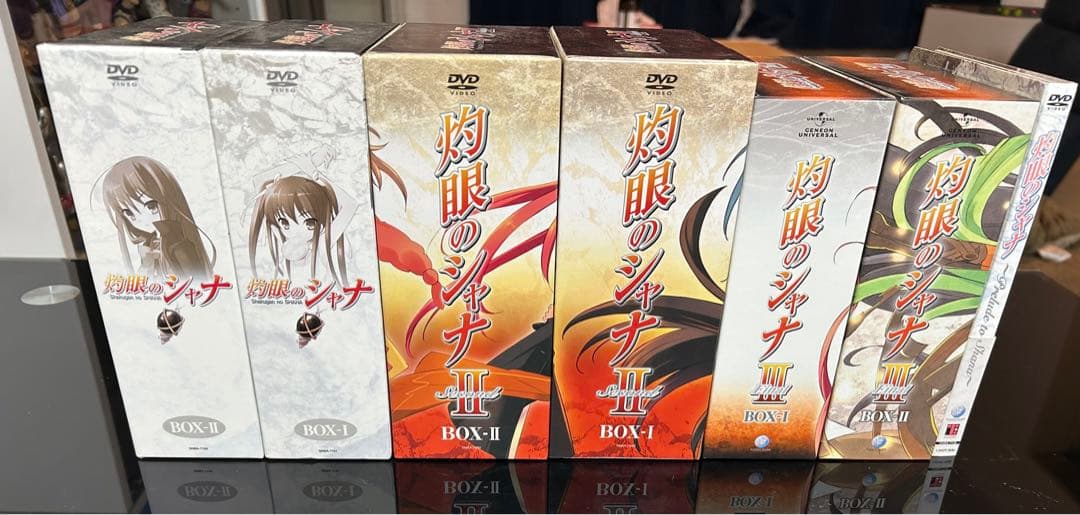 灼眼のシャナ　Ⅰ+Ⅱ+Ⅲ 全巻セット　DVD (Ⅲの4〜8巻のみBlu-ray)