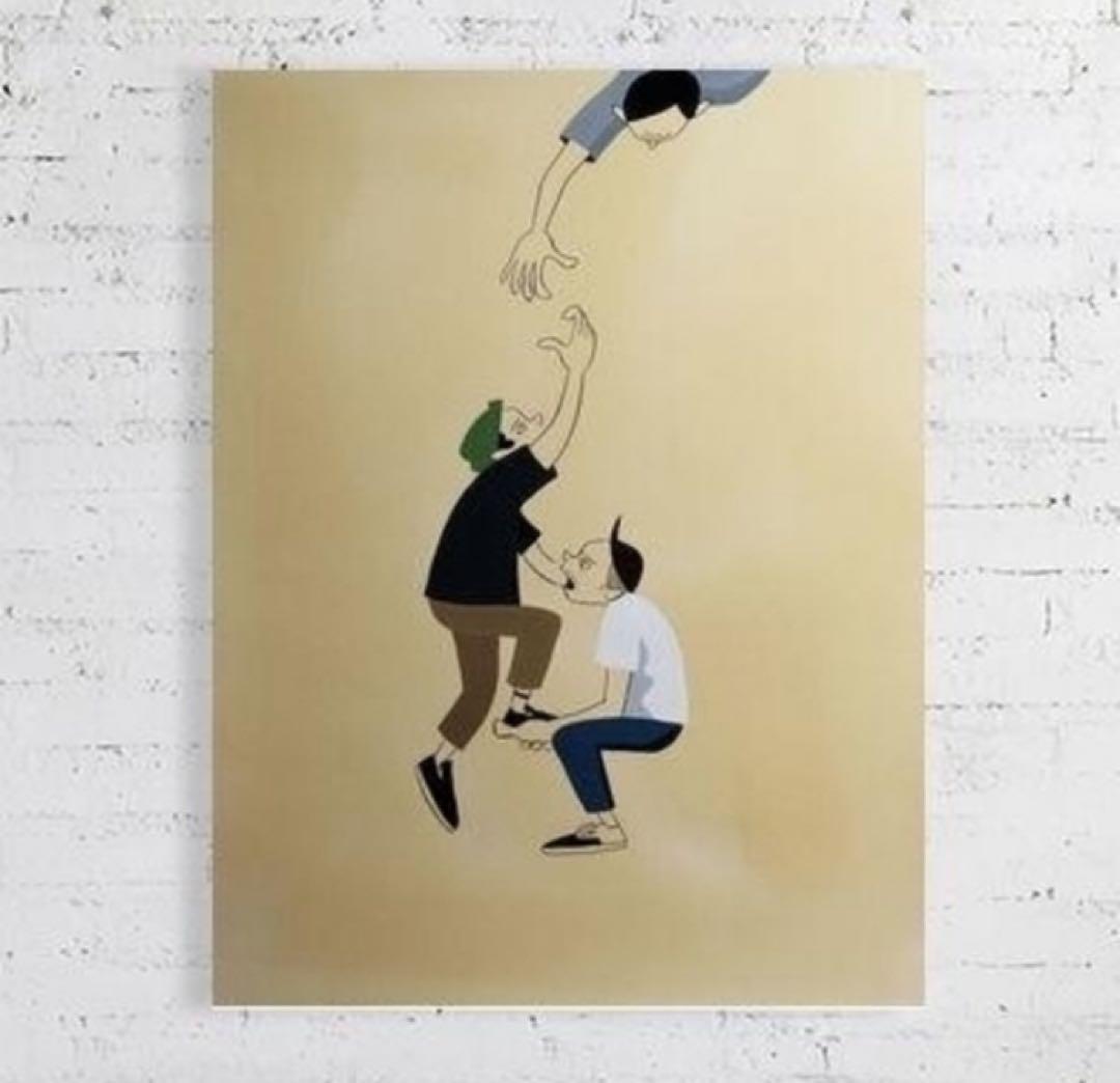 花井祐介 Hanai Yusuke JUXTAPOZ ポスター額装済